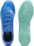 Puma Future 7 Play senior zaalvoetbalschoenen kobaltblauw mintgroen wit - Thumbnail 3