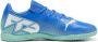 Puma Future 7 Play senior zaalvoetbalschoenen kobaltblauw mintgroen wit - Thumbnail 4