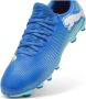 Puma Future 7 Play voetbalschoenen kobaltblauw mintgroen wit Imitatieleer 34 - Thumbnail 5