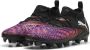 Puma Future 8 Match FG AG Junior voetbalschoenen zwart wit oranjerood - Thumbnail 5