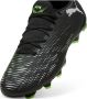 PUMA FUTURE 8 PLAY FG AG Unisex Sportschoenen Black-Cool Light Gray-Fluo Green - Thumbnail 4