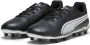 Puma King Match FG AG Junior voetbalschoenen zwart wit Imitatieleer 28 - Thumbnail 1