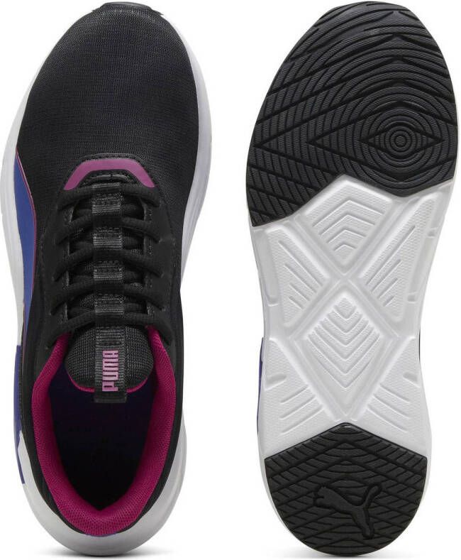 Puma Lex fitness schoenen zwart kobaltblauw fuchsia