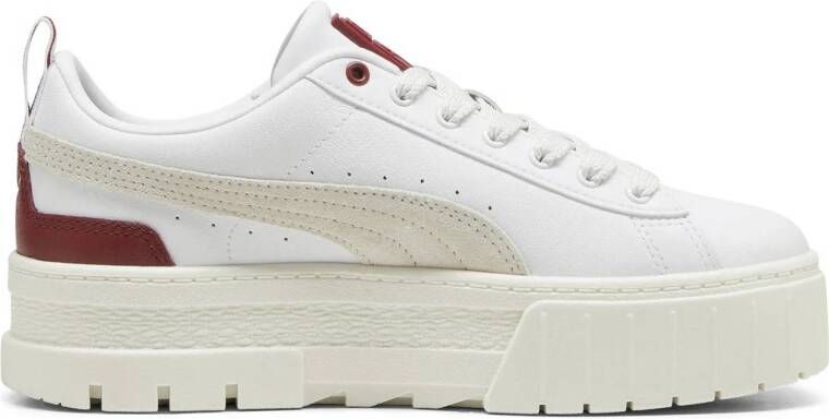 Puma Mayze Lth Wn's sneakers wit rood ecru