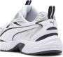 Puma Tech Sneaker met Zwarte en Zilveren Accenten White Heren - Thumbnail 7