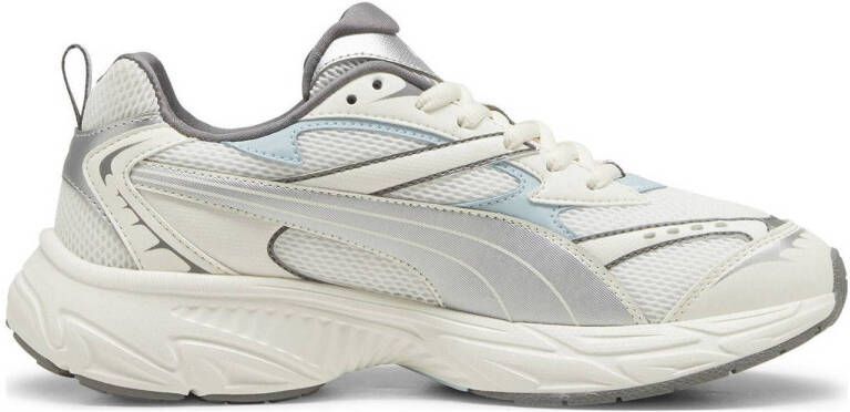 Puma Morphic sneakers ecru lichtblauw