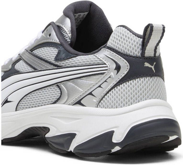 Puma Morphic sneakers lichtgrijs wit zilver