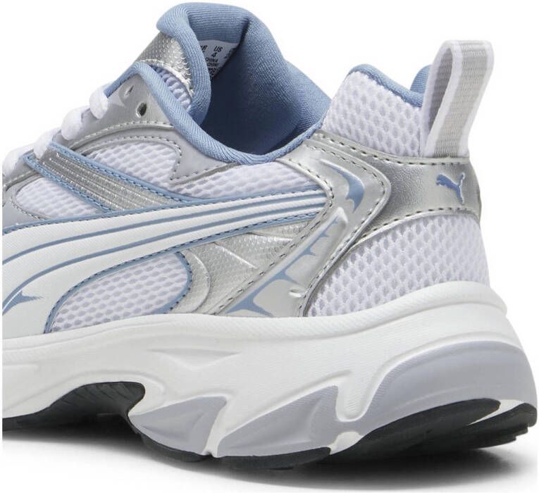 Puma Morphic sneakers wit lichtblauw zilver