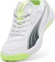 Puma Nova Court padelschoenen wit blauw felgroen - Thumbnail 2