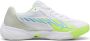 Puma Nova Court padelschoenen wit blauw felgroen - Thumbnail 3