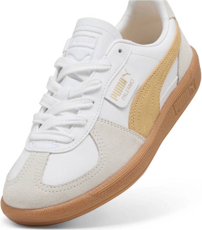 Puma Palermo Lth sneakers wit oranje