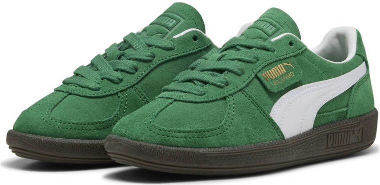 Puma Palermo sneakers groen wit