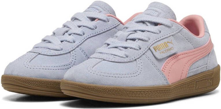 Puma Palermo sneakers lichtblauw roze