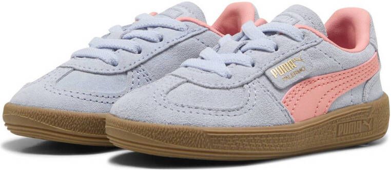 Puma Palermo sneakers lichtblauw roze