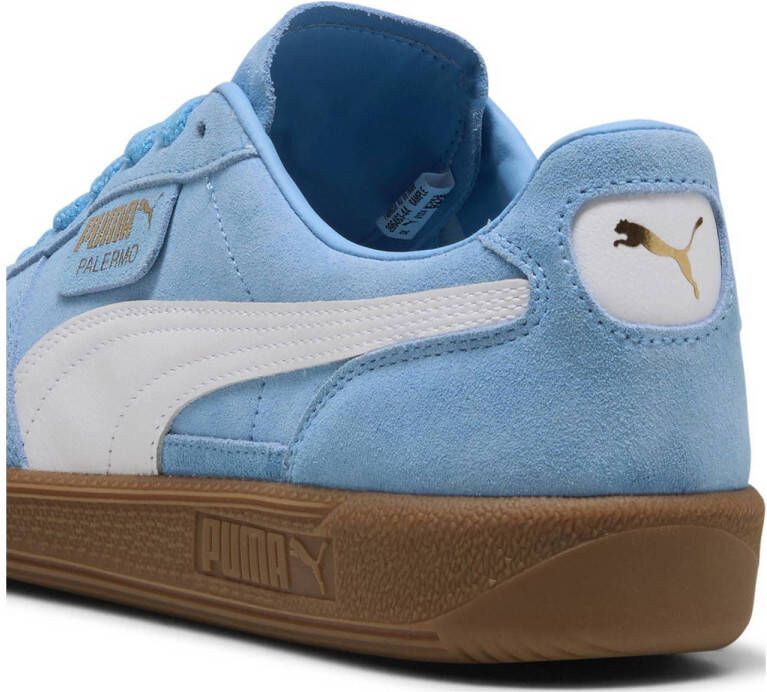 Puma Palermo sneakers lichtblauw wit