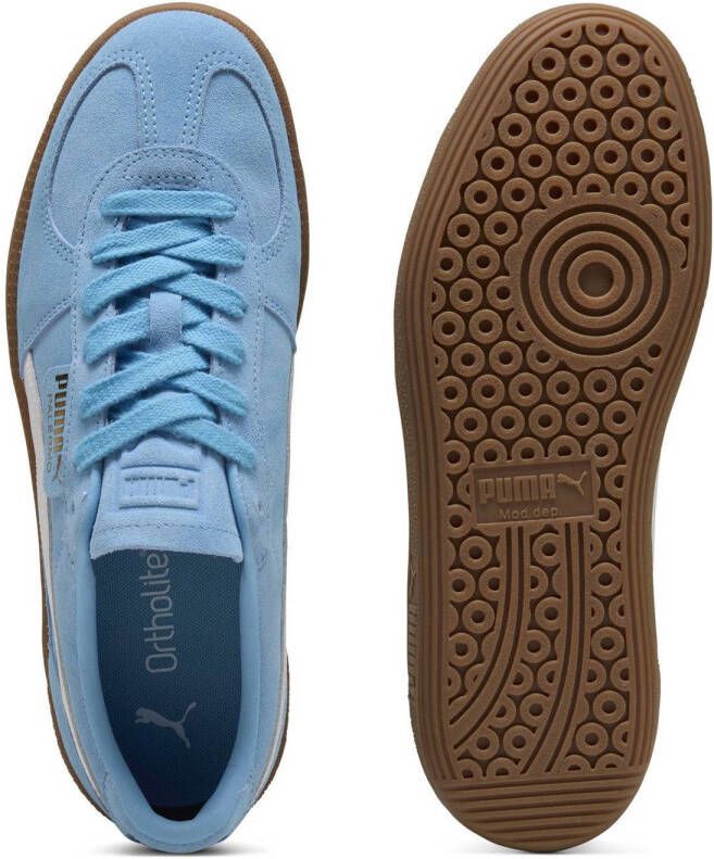 Puma Palermo sneakers lichtblauw wit