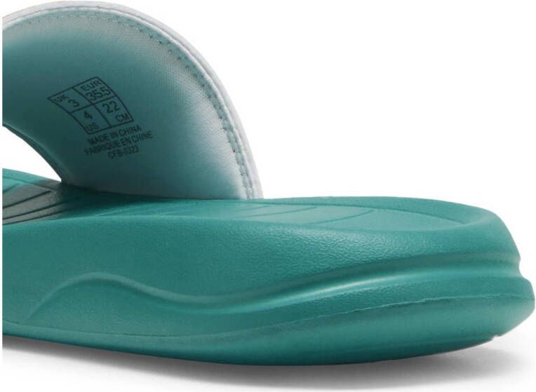 Puma Popcat 20 Jr. badslippers groen wit rood