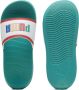 Puma Popcat 20 Jr. badslippers groen wit rood Rubber Logo 34.5 - Thumbnail 4