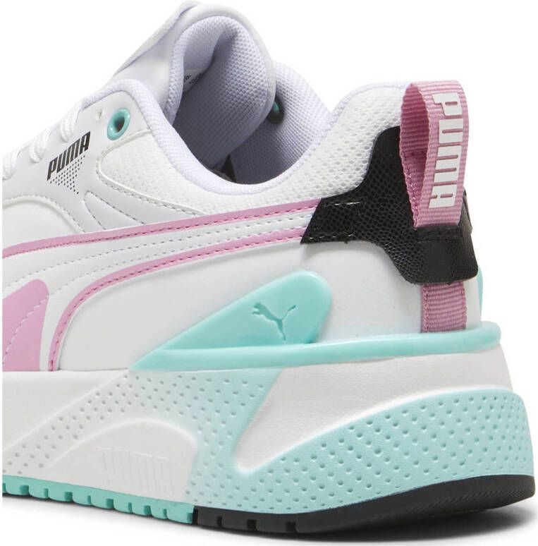 Puma R78 Disrupt sneakers lichtgrijs roze mintgroen