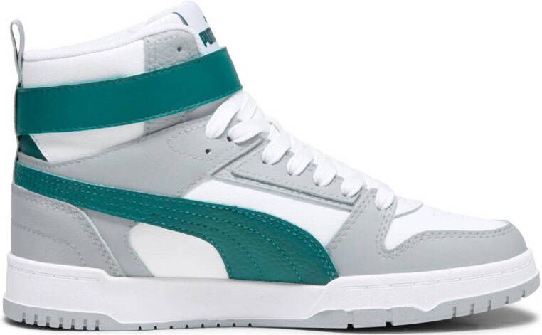 Puma RBD Game sneakers wit grijs petrol Jongens Meisjes Gerecycled polyester 36 - Foto 1