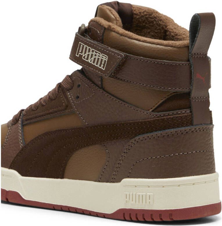 Puma Rebound Game WTR sneakers bruin donkerbruin ecru