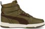 PUMA RBD Game WTR Jr Unisex Sneakers Deep Olive-Dark Chocolate- Team Gold - Thumbnail 4