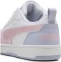 PUMA Rebound V6 Lo Blurry Dreams Jr Sneakers White-Rose Mauve-Cool Weather - Thumbnail 3