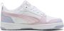 PUMA Rebound V6 Lo Blurry Dreams Jr Sneakers White-Rose Mauve-Cool Weather - Thumbnail 4