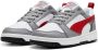 Puma Rebound V6 Lo sneakers grijs rood zwart Imitatieleer 35.5 - Thumbnail 3