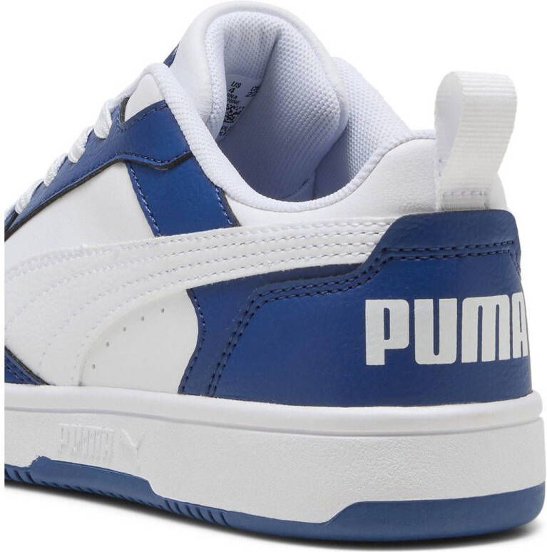 Puma Rebound V6 Low sneakers blauw wit