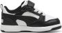 Puma Rebound v6 Low sneakers wit zwart Imitatieleer Meerkleurig 21 - Thumbnail 4