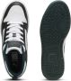 Puma Rebound V6 Lo Jr sneakers wit zwart donkergroen - Thumbnail 6