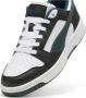 Puma Rebound V6 Lo Jr sneakers wit zwart donkergroen - Thumbnail 7