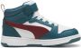 Puma Rebound v6 Mid sneakers groen ecru rood Imitatieleer 28 - Thumbnail 3