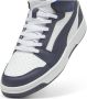 Puma Rebound v6 sneakers wit zwart kobaltblauw - Thumbnail 5