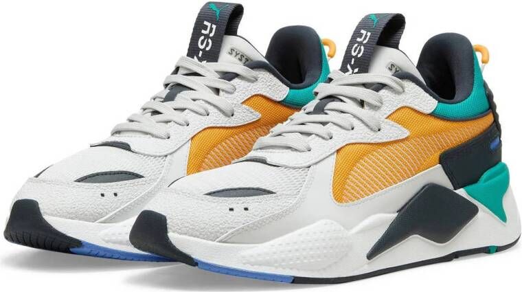 Puma RS-X Harddrive sneakers lichtgrijs geel groen