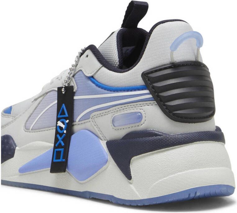 Puma RS-X Playstation sneakers lichtgrijs blauw zwart