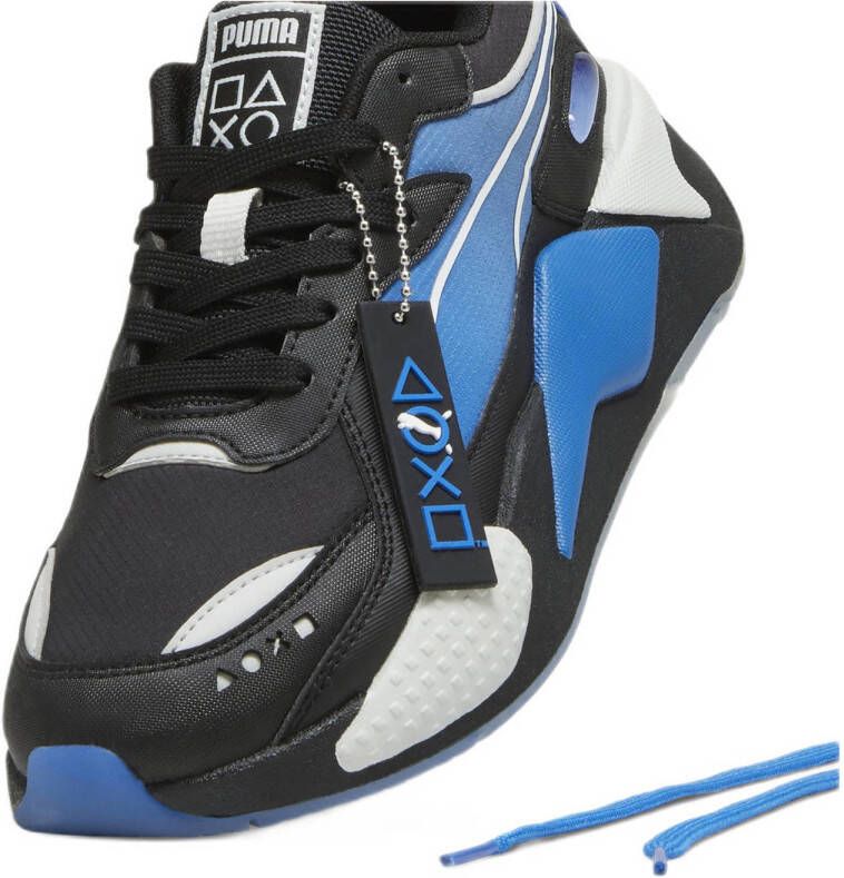 Puma RS-X Playstation sneakers zwart kobaltblauw wit