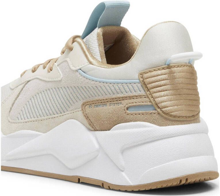 Puma RS-X Reinvent suède sneakers beige wit lichtblauw