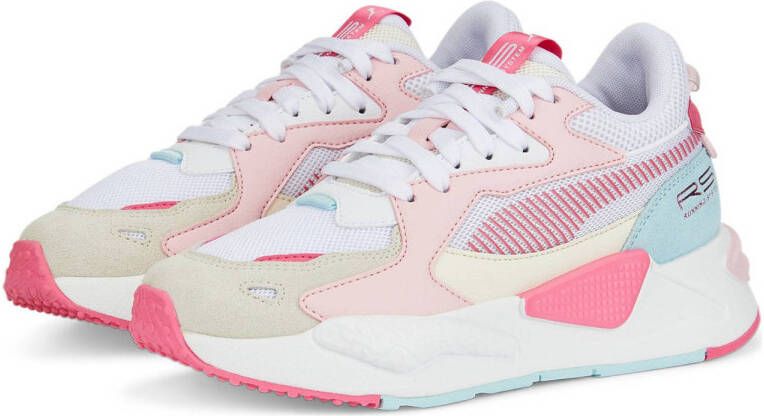 Puma RS-Z Top sneakers wit roze lichtblauw