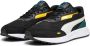 Puma Runtamed Plus sneakers zwart wit groen - Thumbnail 1