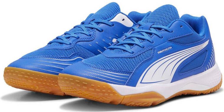 Puma Solarflash III senior zaalvoetbalschoenen kobaltblauw wit