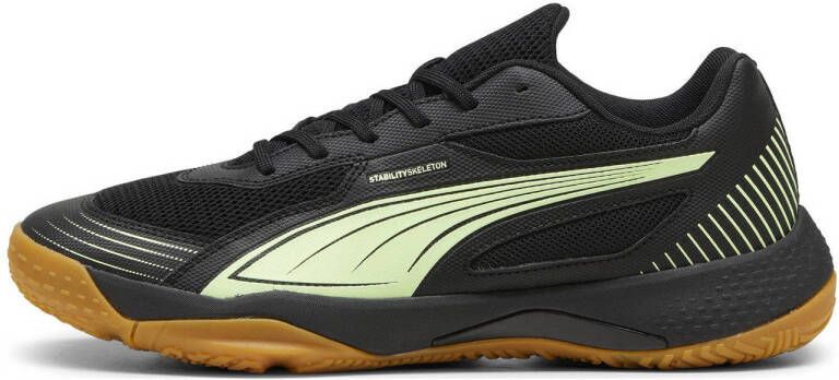 Puma Solarflash III senior zaalvoetbalschoenen zwart felgroen