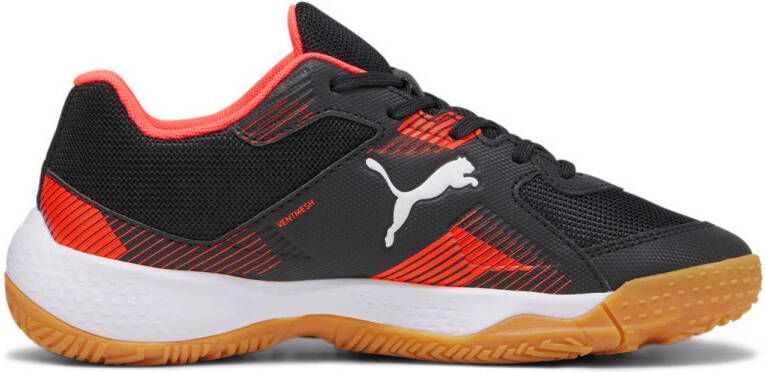 Puma Solarflash Jr II voetbalschoenen zwart wit rood