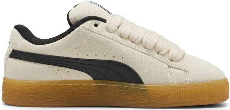 Puma Suede XL Dark Risk sneakers ecru zwart