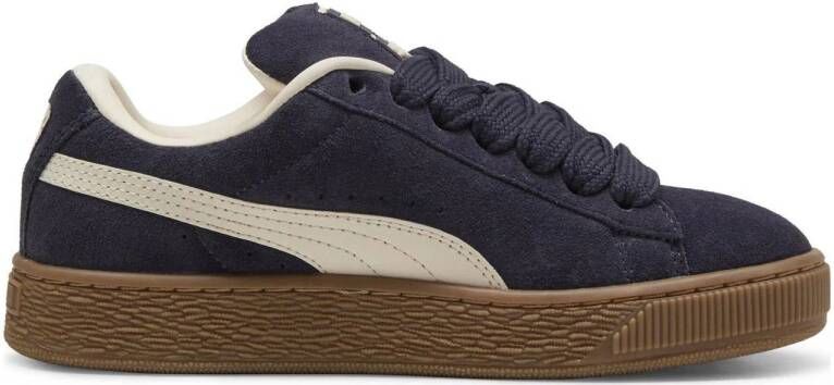 Puma Suede XL Jr sneakers donkerblauw ecru