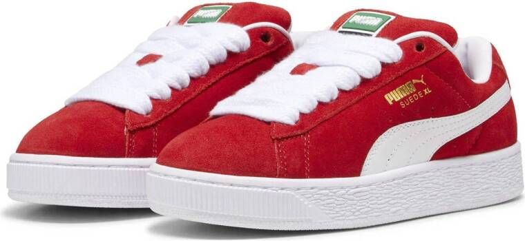 Puma Suede XL Jr sneakers rood wit