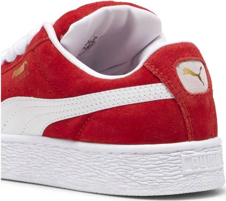 Puma Suede XL Jr sneakers rood wit