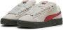 Puma Suede XL sneakers lichtgrijs rood - Thumbnail 5