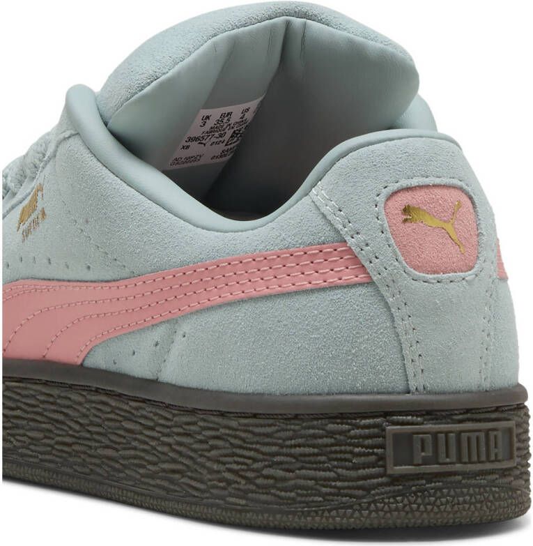 Puma Suede XL sneakers mintgroen roze